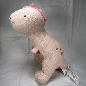 Target Pillowfort Pink Figural T-Rex Dinosaur Dino Throw Pillow 11" x 14" Plush